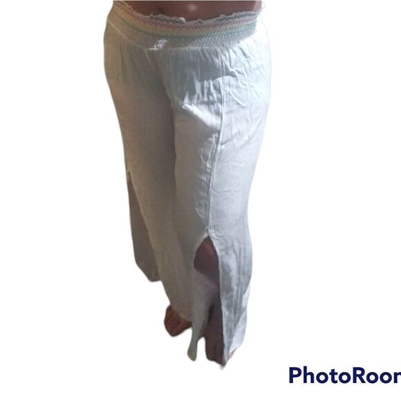 ✨ New West loop See through Palazzo pants/ swimsuit cover - Picture 1 of 10